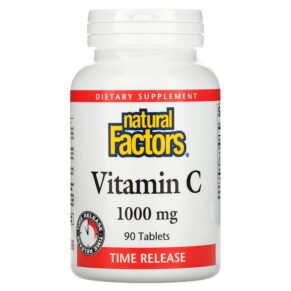 Thực phẩm chức năng Natural Factors Vitamin C Time Release 1.000 mg 90 Tablets 068958013411