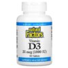 Thực phẩm chức năng Natural Factors Vitamin D3 25 mcg (1.000 IU) 90 Tablets 068958010502
