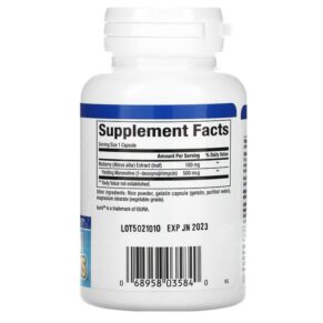 Thực phẩm bổ sung Natural Factors WellBetX Mulberry Extract 100 mg 90 Capsules 068958035840