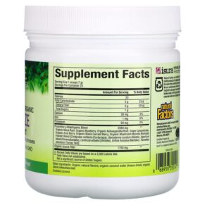 Thực phẩm bổ sung Natural Factors Whole Earth & Sea Energize Adrenal Boost 6.2 oz (175.8 g) 068958355542