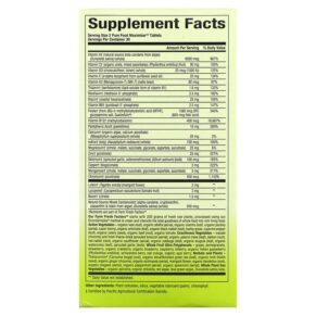 Thực phẩm bổ sung Natural Factors Whole Earth & Sea Men's Multivitamin & Mineral 60 Tablets 068958355047