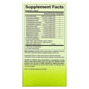 Thực phẩm bổ sung Natural Factors Whole Earth & Sea Whole Food Synbiotic Pre+Probiotic 10 Billion 60 Vegetarian Capsules 068958355566