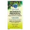 Thực phẩm chức năng Natural Factors Whole Earth & Sea Women's Prenatal Multivitamin & Mineral 60 Tablets 068958355177