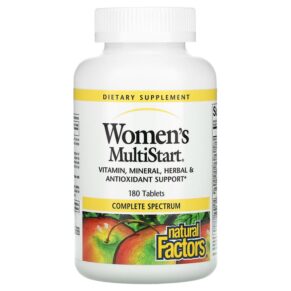 Thực phẩm chức năng Natural Factors Women's MultiStart 180 Tablets 068958015811