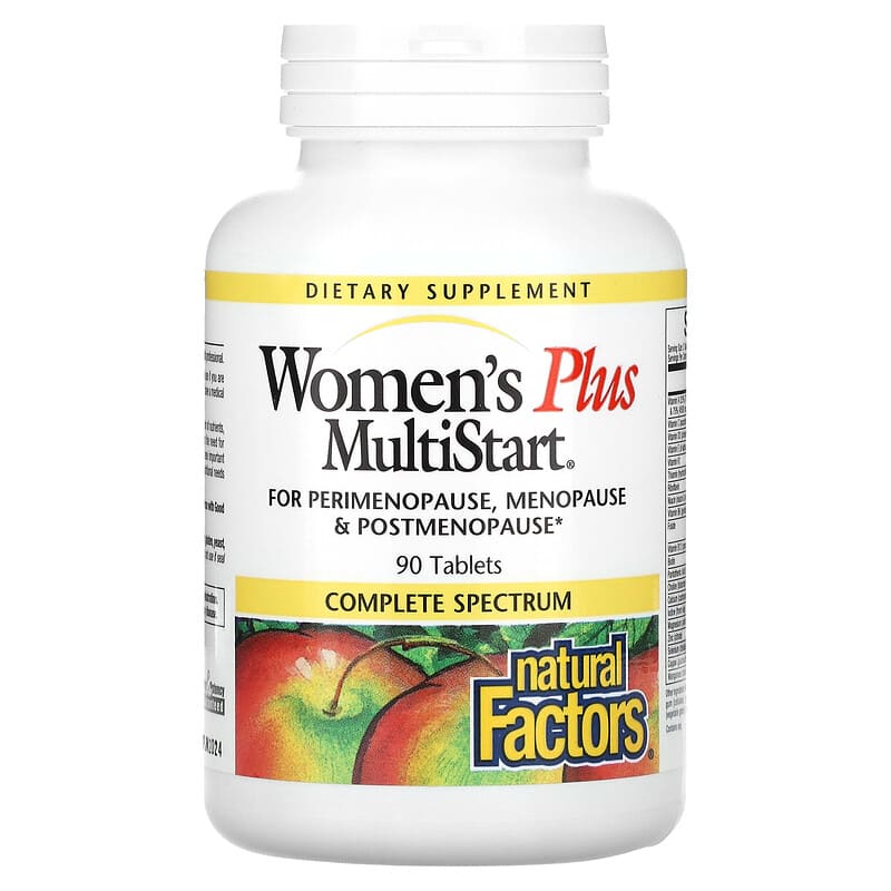 Natural Factors Women's Plus MultiStart 90 Tablets 8 Thực phẩm chức năng Natural Factors Women's Plus MultiStart 90 Tablets 068958015835