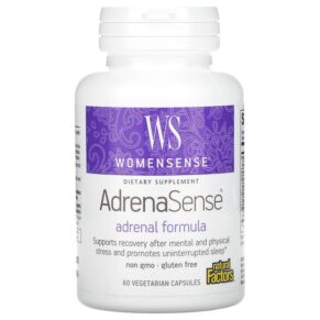 Thực phẩm chức năng Natural Factors Womensense AdrenaSense Adrenal Formula 60 Vegetarian Capsules 068958049410