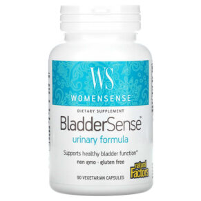Thực phẩm chức năng Natural Factors Womensense BladderSense 90 Vegetarian Capsules 068958049779
