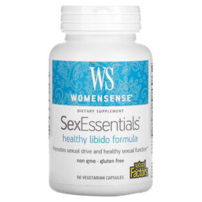 Thực phẩm chức năng Natural Factors WomenSense SexEssentials Healthy Libido Formula 90 Vegetarian Capsules 068958049366
