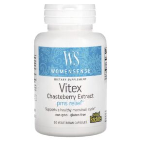 Thực phẩm chức năng Natural Factors Womensense Vitex Chasteberry Extract 90 Vegetarian Capsules 068958049304
