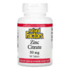 Thực phẩm chức năng Natural Factors Zinc Citrate 50 mg 90 Tablets 068958016801
