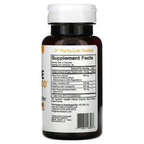 Thực phẩm bổ sung Natural Stacks Acetyl-Choline Brain Food 60 Vegetarian Capsules 673869563988