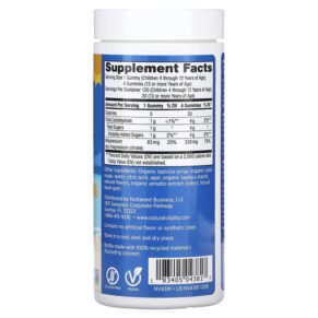 Thực phẩm bổ sung Natural Vitality CALM Kids Gummies Sweet Citrus 120 Gummies 183405043817