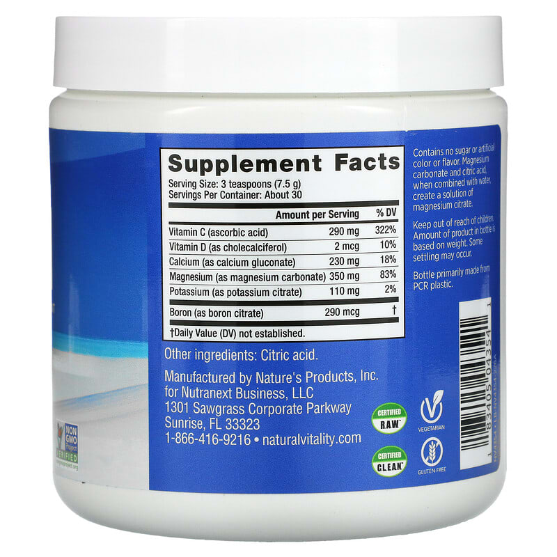Natural Vitality CALM Plus Calcium The Anti-Stress Drink Mix Original (Unflavored) 8 oz (226 g) 2 Thực phẩm bổ sung Natural Vitality CALM Plus Calcium The Anti-Stress Drink Mix Original (Unflavored) 8 oz (226 g) 183405043541