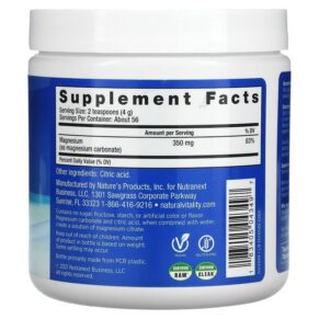 Thực phẩm bổ sung Natural Vitality CALM The Anti-Stress Drink Mix Original (Unflavored) 8 oz (226 g) 183405043497