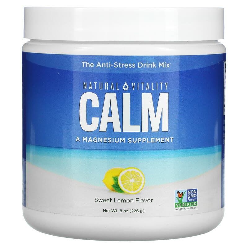 Natural Vitality CALM The Anti-Stress Drink Mix Sweet Lemon 8 oz (226 g) 8 Thực phẩm chức năng Natural Vitality CALM The Anti-Stress Drink Mix Sweet Lemon 8 oz (226 g) 183405043527