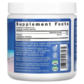 Thực phẩm bổ sung Natural Vitality CALM The Anti-Stress Drink Mix Watermelon 8 oz (226 g) 183405043565