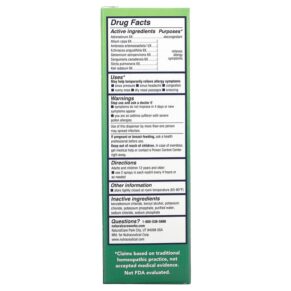 Thực phẩm bổ sung NaturalCare BioAllers Allergy Nasal Spray 0.8 fl oz (24 ml) 371400708019