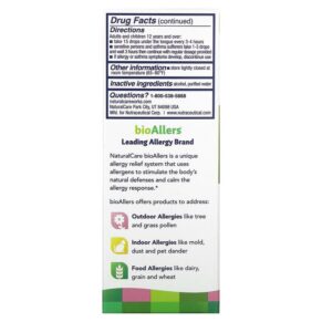 Thực phẩm bổ sung NaturalCare BioAllers Tree Pollen 1 fl oz (30 ml) 371400707012