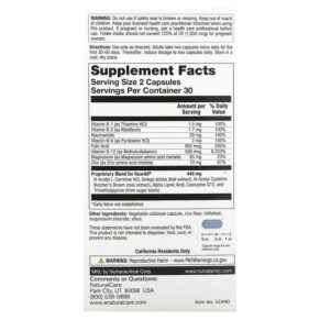 Thực phẩm bổ sung NaturalCare HearAll Healthy Hearing Support Formula 60 Capsules 705692329902