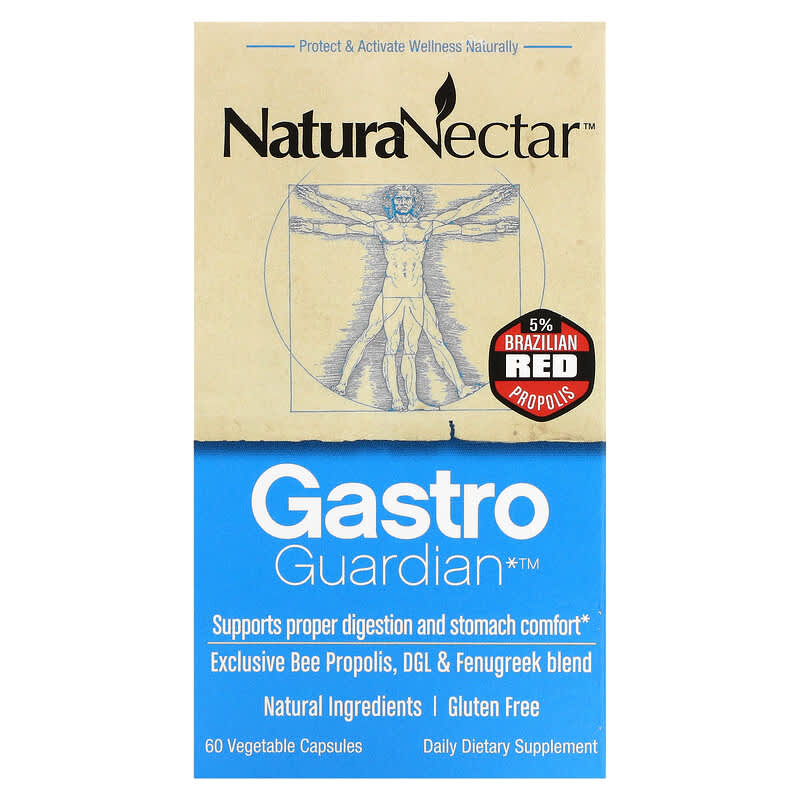 NaturaNectar Gastro Guardian 60 Vegetable Capsules 8 Thực phẩm chức năng NaturaNectar Gastro Guardian 60 Vegetable Capsules 837654326572