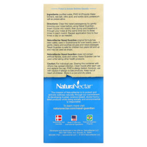 Thực phẩm bổ sung NaturaNectar Nasal Guardian Spray 1 fl oz (30 ml) 837654326602