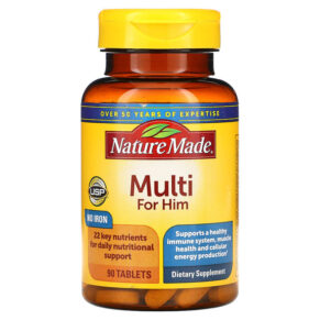 Thực phẩm chức năng Nature Made Multi for Him 90 Tablets 031604017897