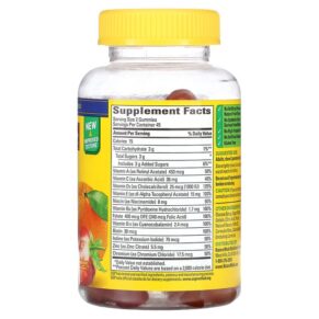 Thực phẩm bổ sung Nature Made Multi Gummies Orange & Strawberry 90 Gummies 031604028411