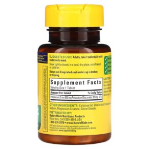 Thực phẩm bổ sung Nature Made Potassium Gluconate 100 Tablets 031604013585