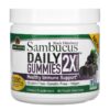 Thực phẩm chức năng Nature's Answer Black Elderberry Sambucus Daily Gummies 2X Strength 3.200 mg 45 Pectin Gummies 083000269165