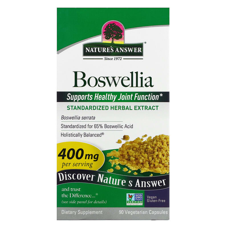 Nature's Answer Boswellia 400 mg 90 Vegetarian Capsules 8 Thực phẩm chức năng Nature's Answer Boswellia 400 mg 90 Vegetarian Capsules 083000163661