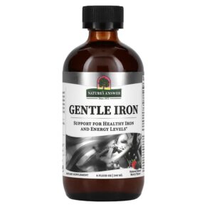 Thực phẩm chức năng Nature's Answer Gentle Iron Natural Mixed Berry 8 fl oz (240 ml) 083000269257