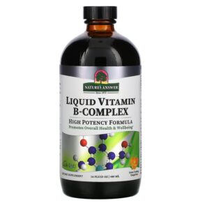 Thực phẩm chức năng Nature's Answer Liquid Vitamin B-Complex Great Tasting Tangerine 16 fl oz (480 ml) 083000261077