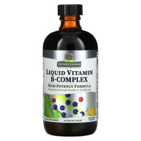 Thực phẩm chức năng Nature's Answer Liquid Vitamin B-Complex Great Tasting Tangerine 8 fl oz (240 ml) 083000261053