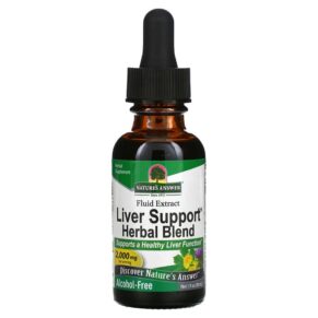 Thực phẩm chức năng Nature's Answer Liver Support Herbal Blend Fluid Extract Alcohol-Free 2.000 mg 1 fl oz (30 ml) 083000007842