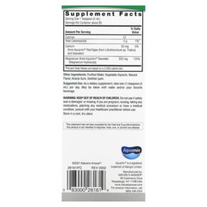 Thực phẩm bổ sung Nature's Answer Marine Based Magnesium Vanilla Cream 500 mg 16 fl oz (480 ml) 083000261619
