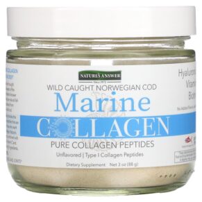 Thực phẩm chức năng Nature's Answer Marine Collagen Wild Caught Norwegian Cod Unflavored 3 oz (88 g) 083000269233