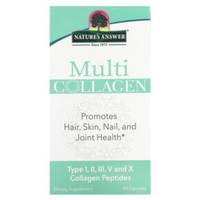 Thực phẩm chức năng Nature's Answer Multi Collagen 90 Capsules 083000165801