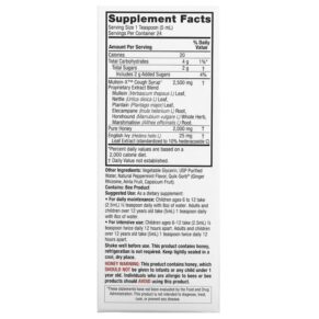 Thực phẩm bổ sung Nature's Answer Natural Mullen-X Cough Syrup Multi-System 4 fl oz (120 ml) 083000262531