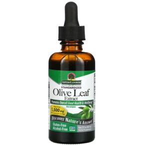 Thực phẩm chức năng Nature's Answer Olive Leaf Extract Alcohol-Free 1.500 mg 2 fl oz (60 ml) 083000006531