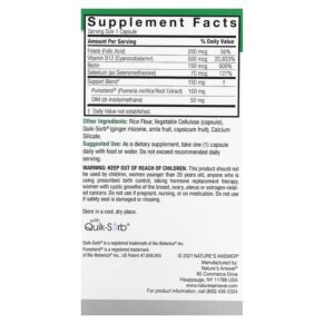 Thực phẩm bổ sung Nature's Answer Pueraria Mirifica 150 mg 60 Vegetarian Capsules 083000261879