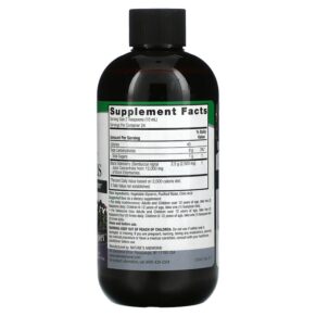 Thực phẩm bổ sung Nature's Answer Sambucus Black Elderberry 12.000 mg 8 fl oz (240 ml) 083000260421