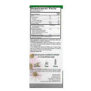 Thực phẩm bổ sung Nature's Answer Sambucus Immune Black Elderberry 12.000 mg 8 fl oz (240 ml) 083000262227