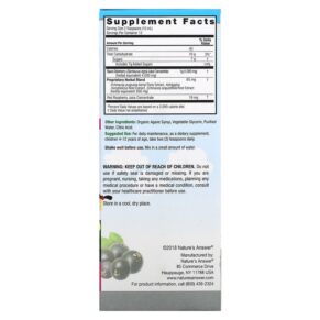Thực phẩm bổ sung Nature's Answer Sambucus Kid's Formula 4.000 mg 4 fl oz (120 ml) 083000260445