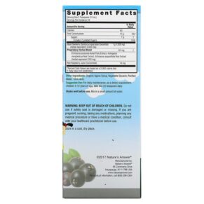 Thực phẩm bổ sung Nature's Answer Sambucus Kid's Formula 4.000 mg 8 fl oz (240 ml)) 083000262210
