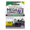 Thực phẩm chức năng Nature's Answer Sambucus Mega Gummies 7X Strength Black Elderberry 30 Gelatin Free/Vegan Gummies 083000262340
