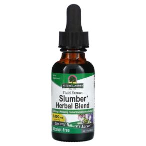 Thực phẩm chức năng Nature's Answer Slumber Herbal Blend Alcohol-Free 2.000 mg 1 fl oz (30 ml) 083000008146