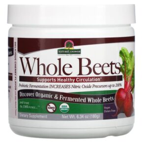 Thực phẩm chức năng Nature's Answer Whole Beets 6.34 oz (180 g) 083000269103