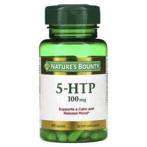 Thực phẩm chức năng Nature's Bounty 5-HTP 100 mg 60 Capsules 074312053153