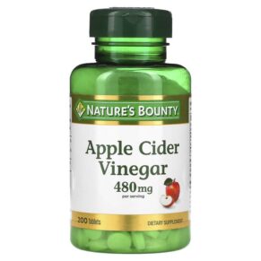 Thực phẩm chức năng Nature's Bounty Apple Cider Vinegar 240 mg 200 Tablets 074312785702