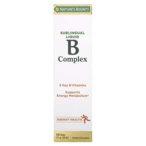 Thực phẩm chức năng Nature's Bounty B-Complex Sublingual Liquid 2 fl oz (59 ml) 074312028717
